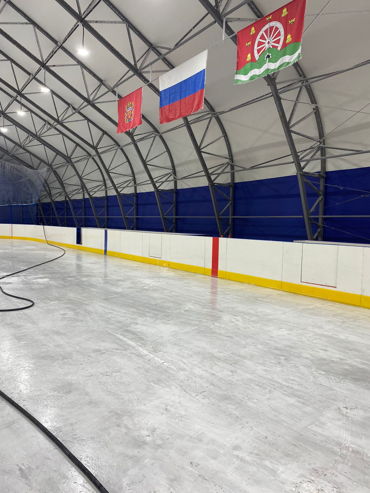 Сдана в эксплуатацию хоккейная тренировочная коробка в г. Оренбург